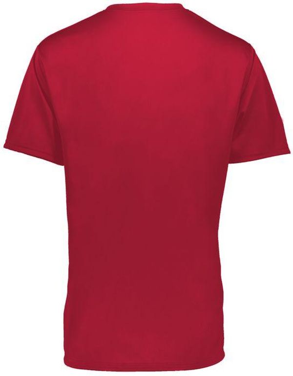 Am image of a Custom Holloway Momentum Tee in Scarlet!