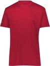 Am image of a Custom Holloway Momentum Tee in Scarlet!