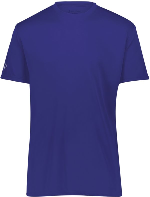 Am image of a Custom Holloway Momentum Tee in Purple!
