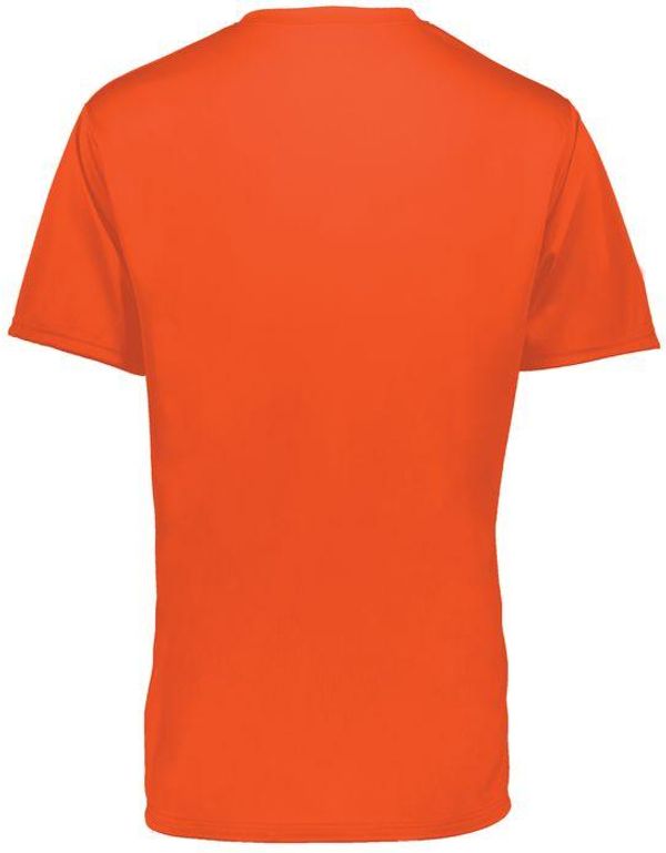 Am image of a Custom Holloway Momentum Tee in Electric Orange!
