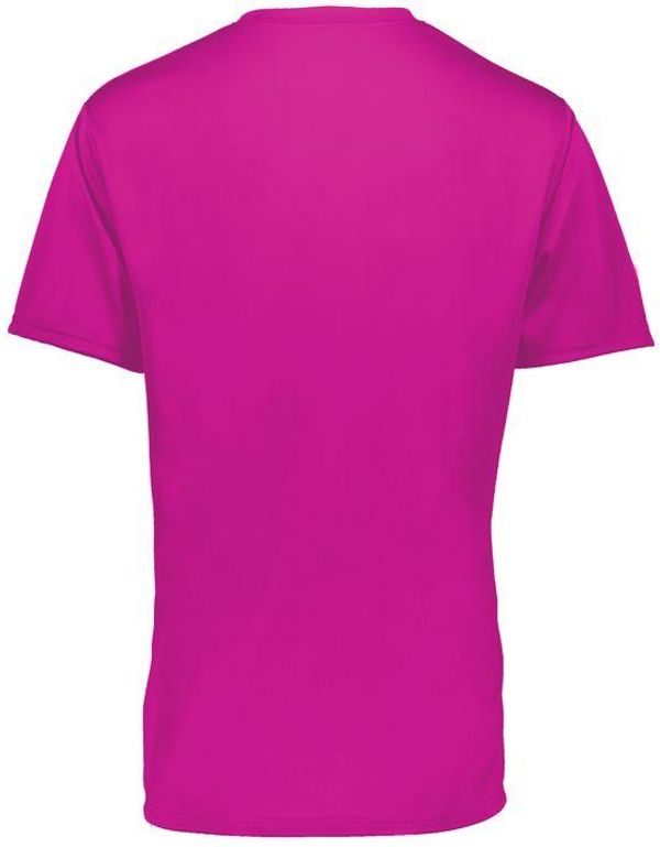 Am image of a Custom Holloway Momentum Tee in Power Pink!