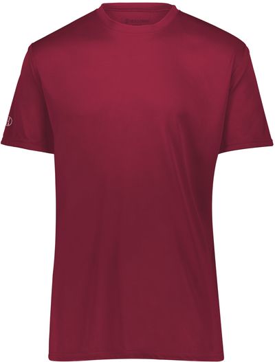 Am image of a Custom Holloway Momentum Tee in Cardinal!
