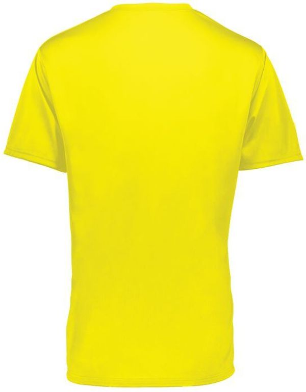 Am image of a Custom Holloway Momentum Tee in Electric Yellow!