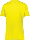 Am image of a Custom Holloway Momentum Tee in Electric Yellow!