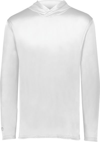 Am image of a Custom Holloway Momentum Hoodie in White!