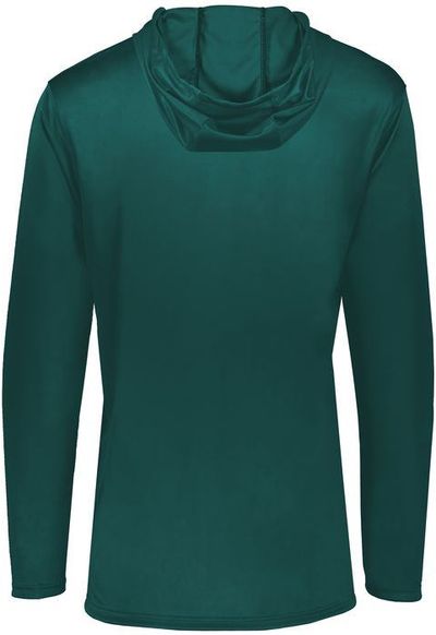 Am image of a Custom Holloway Momentum Hoodie in Dark Green!