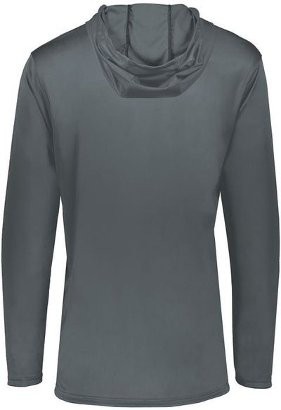 Am image of a Custom Holloway Momentum Hoodie in Graphite!