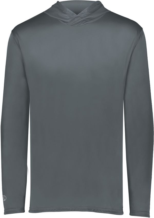 Am image of a Custom Holloway Momentum Hoodie in Graphite!