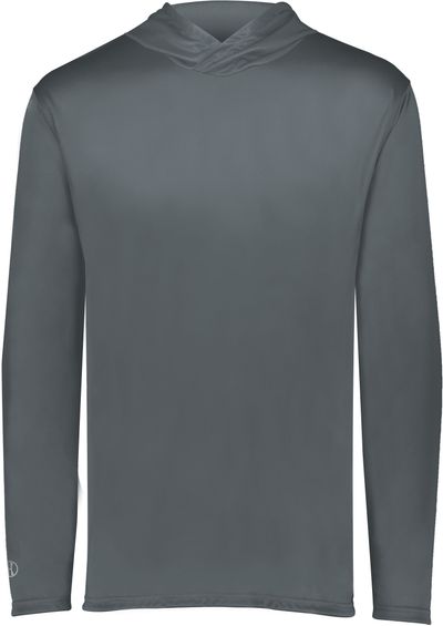 Am image of a Custom Holloway Momentum Hoodie in Graphite!