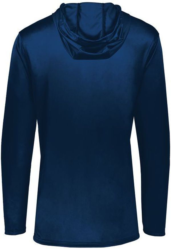 Am image of a Custom Holloway Momentum Hoodie in Navy!