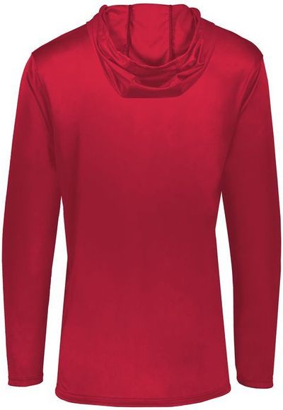 Am image of a Custom Holloway Momentum Hoodie in Scarlet!