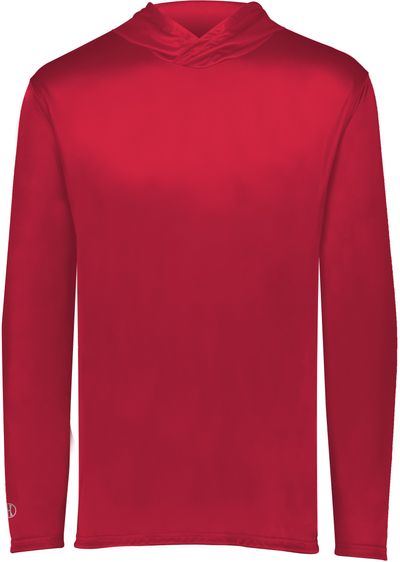 Am image of a Custom Holloway Momentum Hoodie in Scarlet!