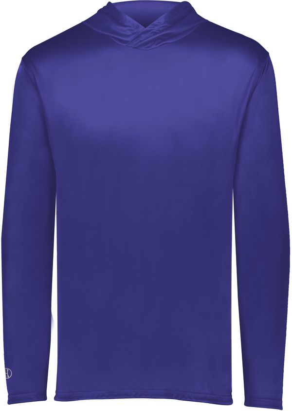 Am image of a Custom Holloway Momentum Hoodie in Purple!