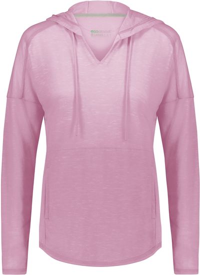 Am image of a Custom Holloway Ladies Monterey Hoodie in Dusty Rose Heather!