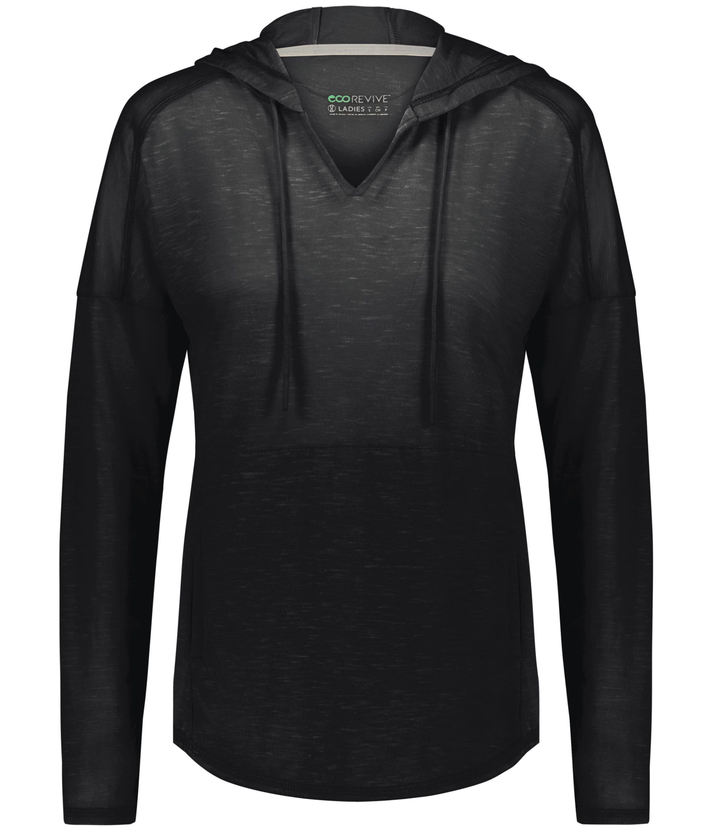 Holloway Ladies Monterey Hoodie in Black Heather