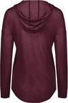 Am image of a Custom Holloway Ladies Monterey Hoodie in Maroon Heather!