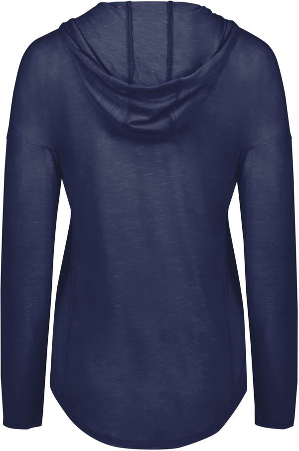 Am image of a Custom Holloway Ladies Monterey Hoodie in Navy Heather!