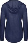 Am image of a Custom Holloway Ladies Monterey Hoodie in Navy Heather!