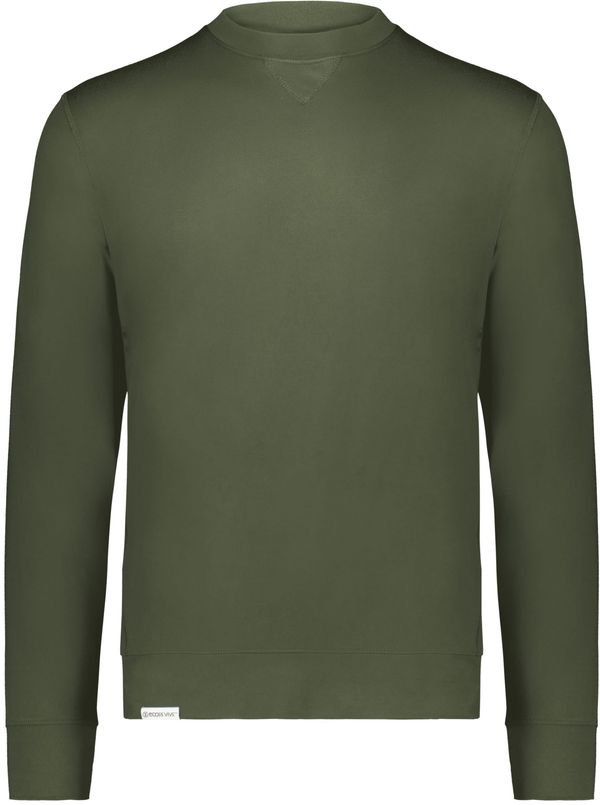 Am image of a Custom Holloway Ventura Soft Knit Crew in Olive!