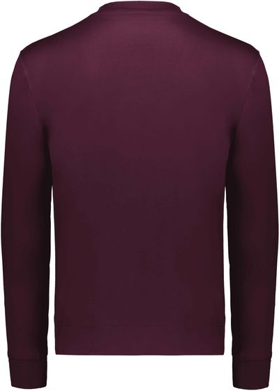 Am image of a Custom Holloway Ventura Soft Knit Crew in Maroon!