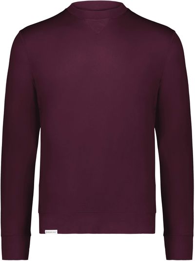 Am image of a Custom Holloway Ventura Soft Knit Crew in Maroon!