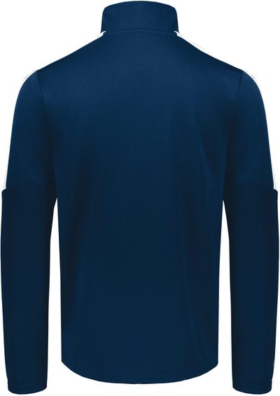 Am image of a Custom Holloway Youth Crosstown Jacket in Navy/White!