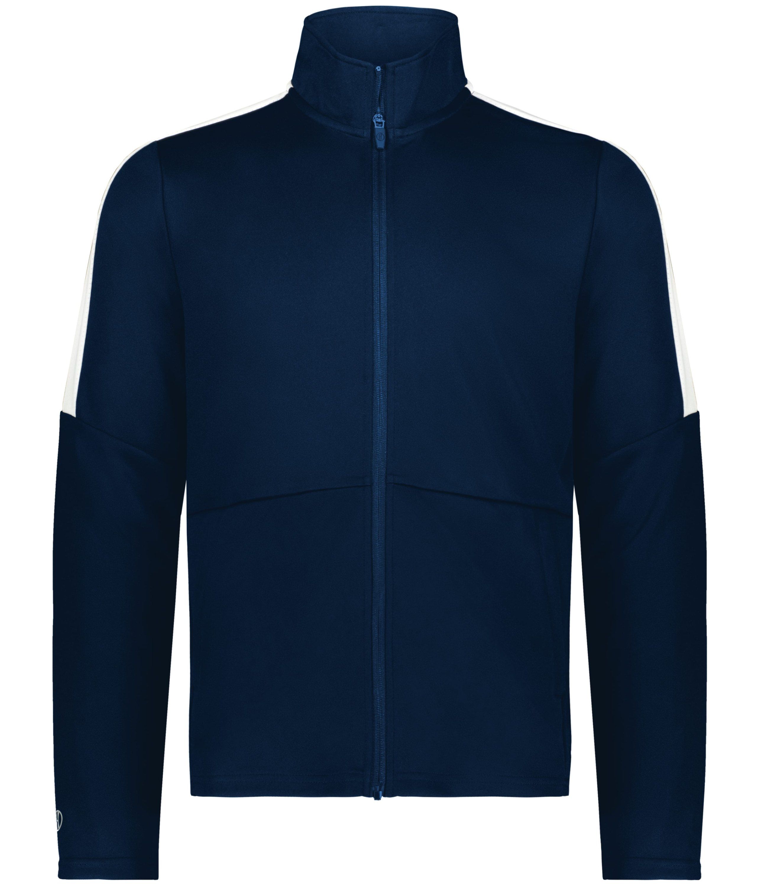 Holloway Youth Crosstown Jacket in Navy/White