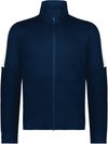 Am image of a Custom Holloway Youth Crosstown Jacket in Navy/White!