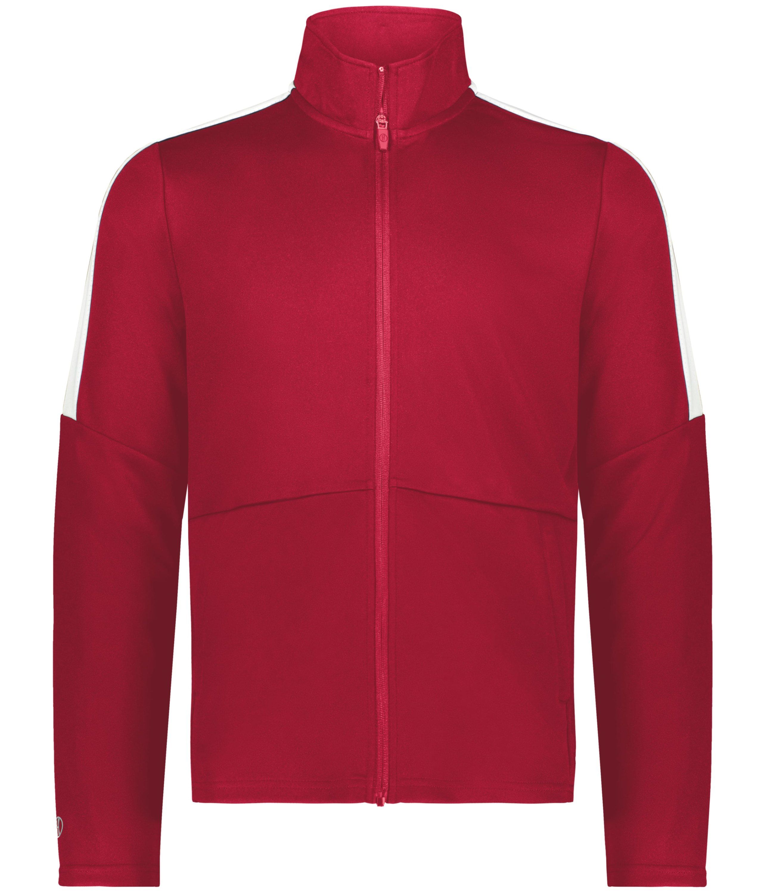 Holloway Crosstown Jacket in Scarlet/White
