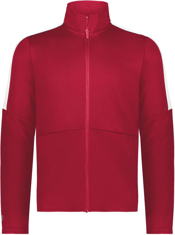 Am image of a Custom Holloway Crosstown Jacket in Scarlet/White!