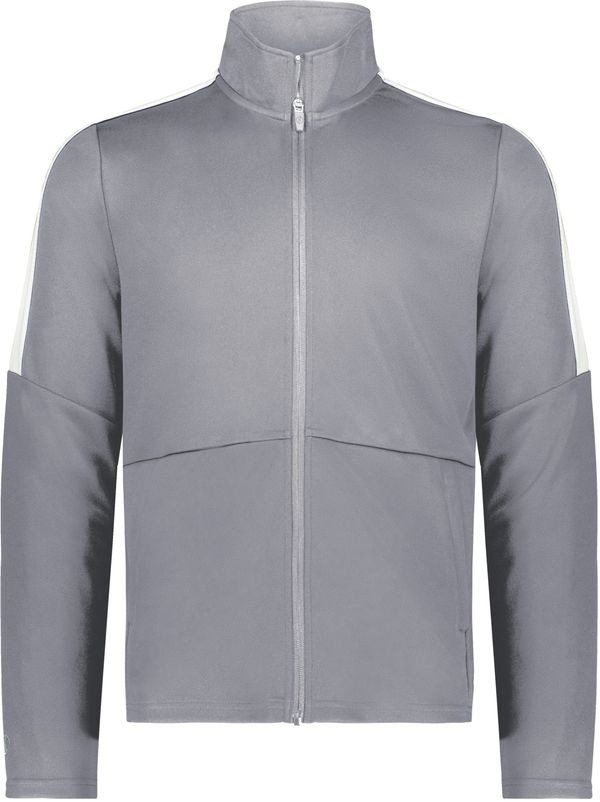 Am image of a Custom Holloway Crosstown Jacket in Graphite/White!