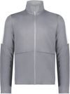 Am image of a Custom Holloway Youth Crosstown Jacket in Graphite/White!