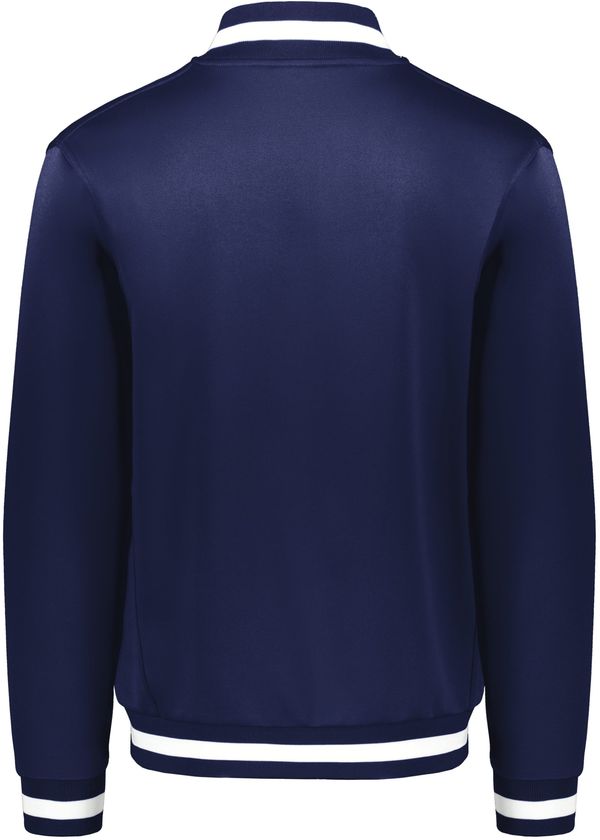 Am image of a Custom Holloway V Street Full Zip Jacket in Navy/White!