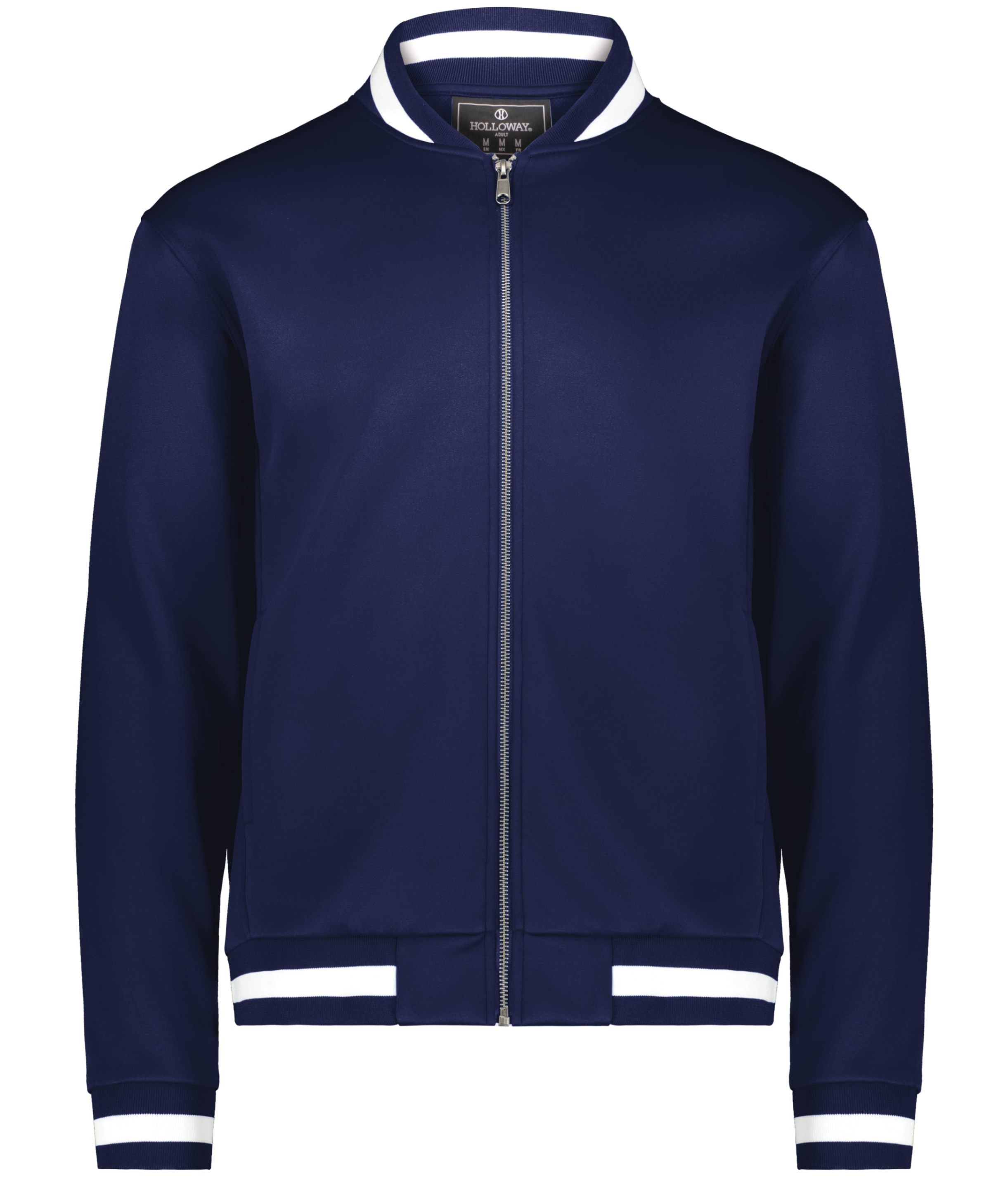 Holloway V Street Full Zip Jacket in Navy/White