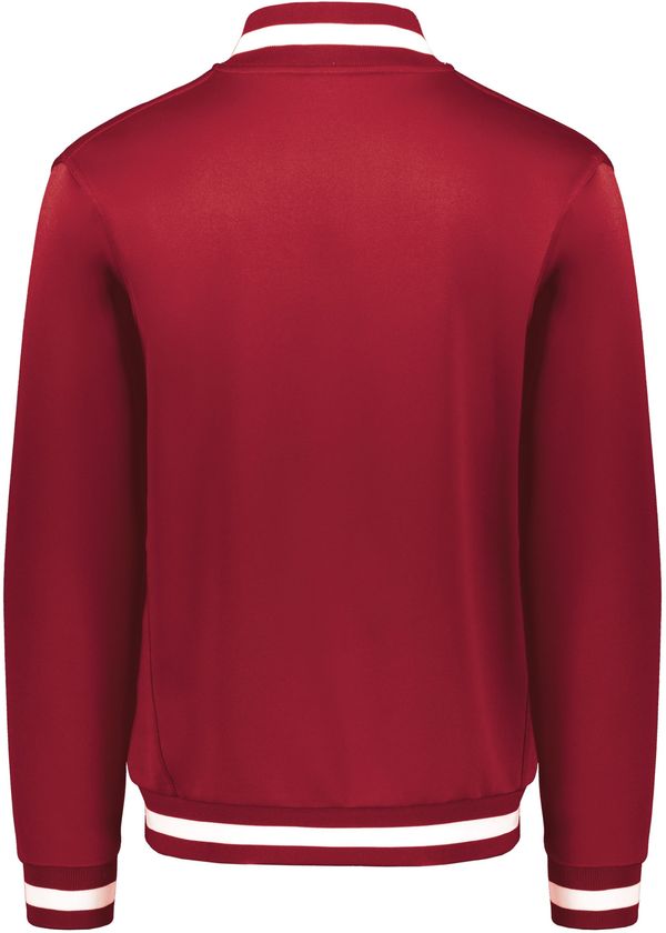 Am image of a Custom Holloway V Street Full Zip Jacket in Scarlet/White!