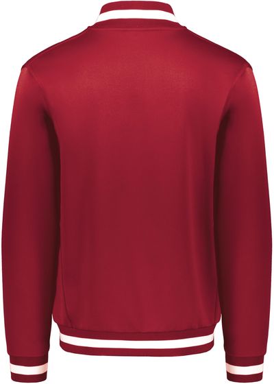 Am image of a Custom Holloway V Street Full Zip Jacket in Scarlet/White!