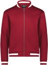 Am image of a Custom Holloway V Street Full Zip Jacket in Scarlet/White!