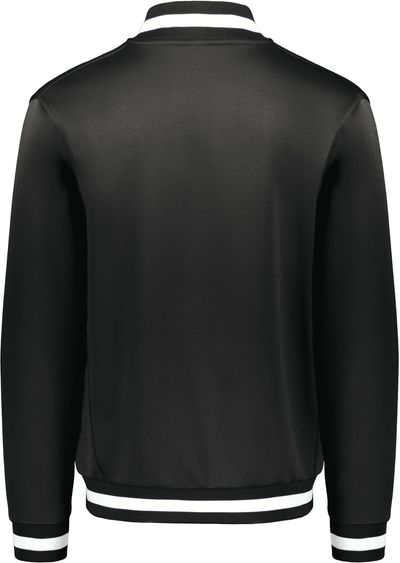 Am image of a Custom Holloway V Street Full Zip Jacket in Black/White!