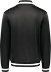 Am image of a Custom Holloway V Street Full Zip Jacket in Black/White!
