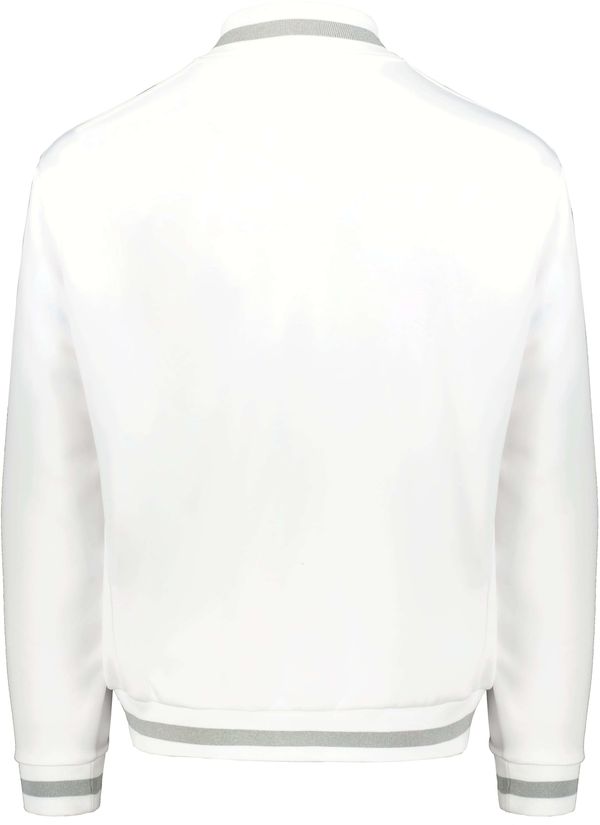 Am image of a Custom Holloway V Street Full Zip Jacket in White/Athletic Heather!