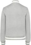 Am image of a Custom Holloway Ladies V Street Full Zip Jacket in Athletic Heather/White!