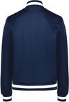 Am image of a Custom Holloway Ladies V Street Full Zip Jacket in Navy/White!