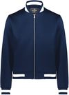 Am image of a Custom Holloway Ladies V Street Full Zip Jacket in Navy/White!