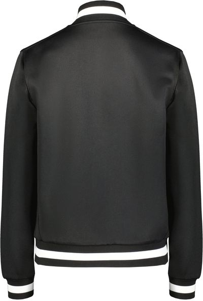 Am image of a Custom Holloway Ladies V Street Full Zip Jacket in Black/White!