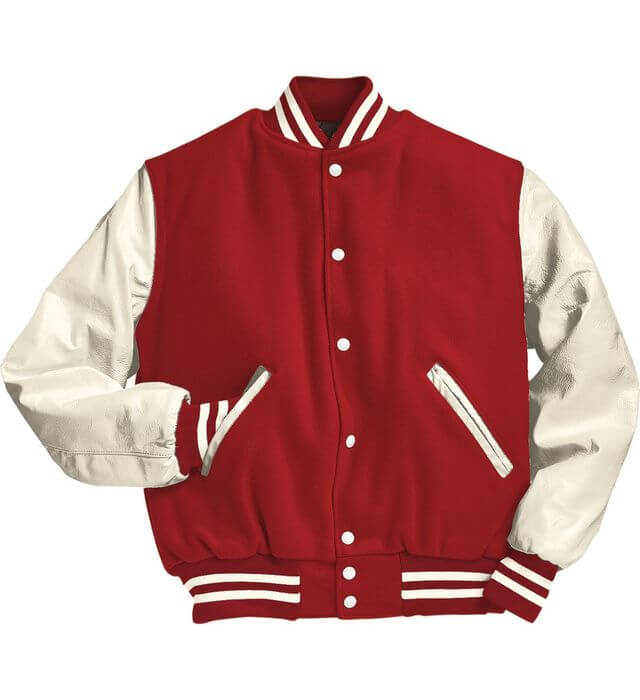 Holloway Award Jacket in Scarlet/White