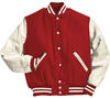 Am image of a Custom Holloway Award Jacket in Scarlet/White!