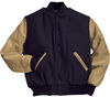 Am image of a Custom Holloway Award Jacket in Dark Navy/Cream!
