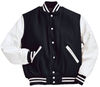 Am image of a Custom Holloway Varsity Jacket in Black/White!