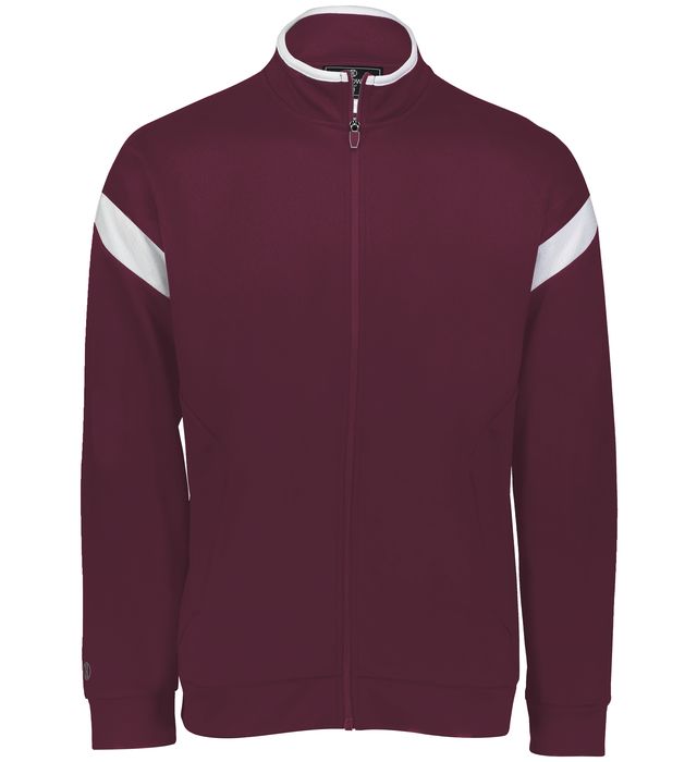 Holloway Limitless Jacket in Maroon/White
