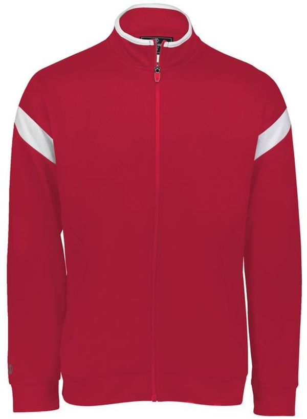 An image of a Custom Holloway Limitless Jacket in Scarlet/White!